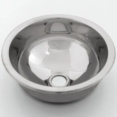 Bacha acero inox. redonda MI PILETA mod 452 (26 x 15 cm)