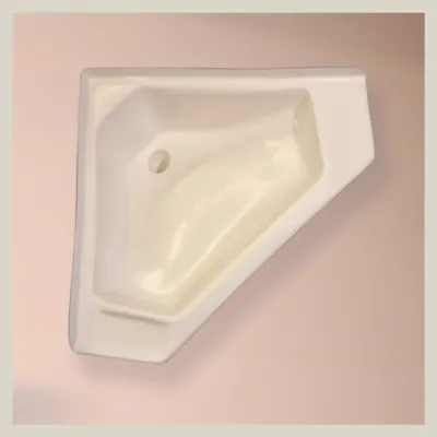 Bacha Rinconera de fibra de vidrio 33×33