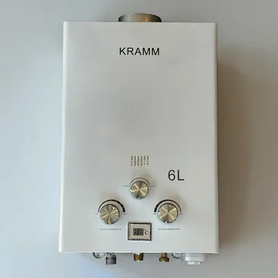 Calefón 6 litros KRAMM (Sin llama piloto)
