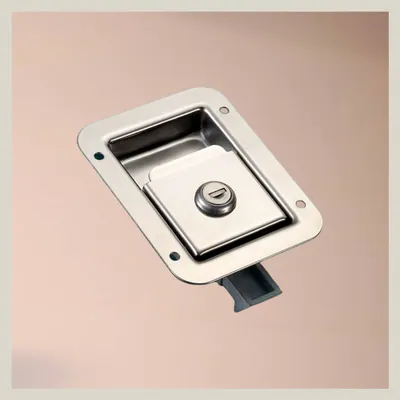 Cerradura c/llave p/baulera chica a/inox. (12×9)