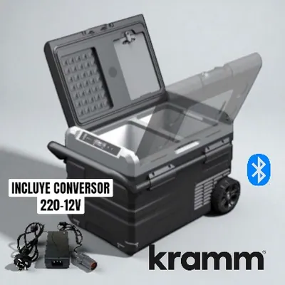 Heladera y freezer KRAMM Portatil 37,5L 12/24/220V