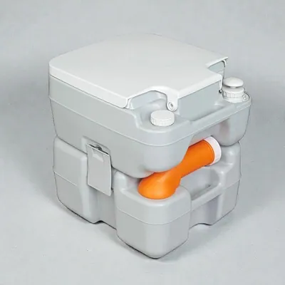 Inodoro Practipotty  L20 (Pistón, Codo e indicador de nivel de depósito).