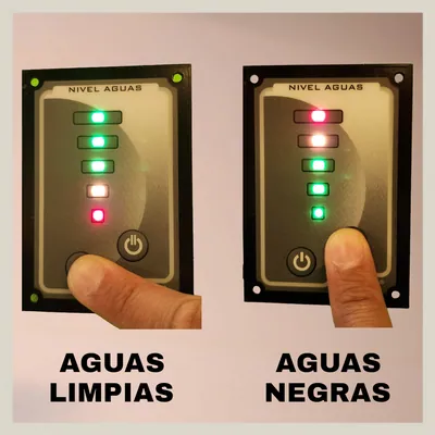 Medidor para 2 tanques TOUCH