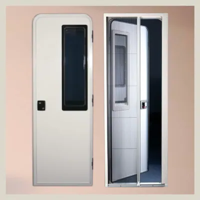 PUERTA Casa rodante, Motorhome 182X62 aluminio c/mosquitero, black out y cerradura.