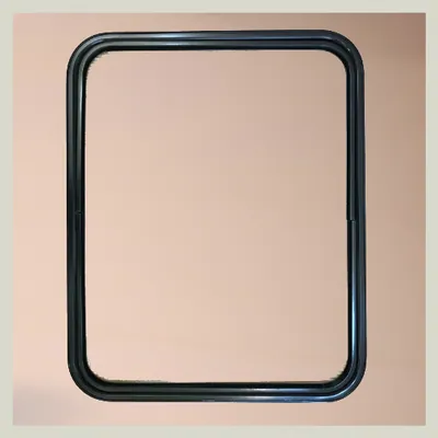 Puerta MARCO aluminio negro 0,70×0,88