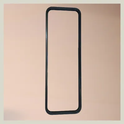 Puerta MARCO aluminio negro 1,70×0.55