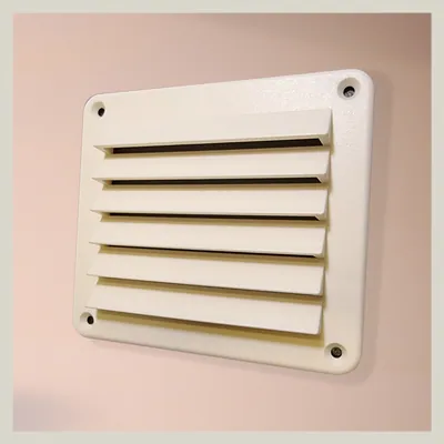 Rejilla fija ABS 14,3×12,5 blanca