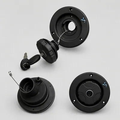 Tapa tanque AGUA NEGRA plástica 1 1/2″ con llave